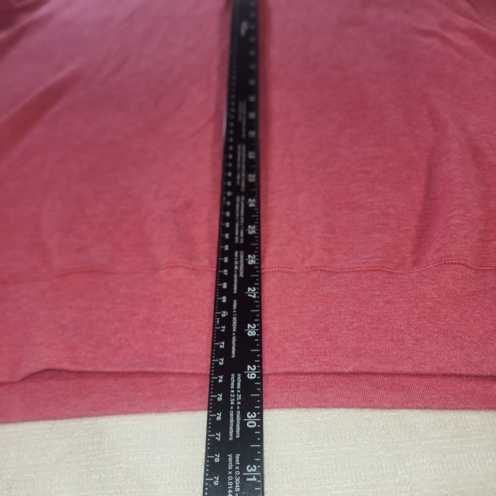 Polo Ralph Lauren Performance Mens Red Heather Quarter Zip Pullover Large 1003 - Picture 6 of 7